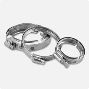 Worm Gear Clamps with Zinc Plated and Stainless Steel Worm Screw